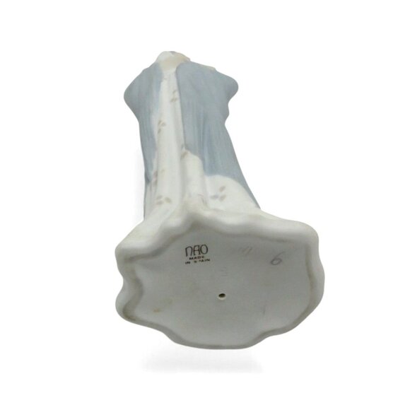 NAO By Lladro Woman with Fan Porcelain Figurine from Spain Vintage 12" Tall - Picture 9 of 10